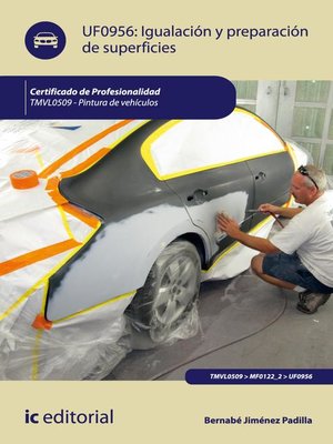 cover image of Igualación y preparación de superficies. TMVL0509